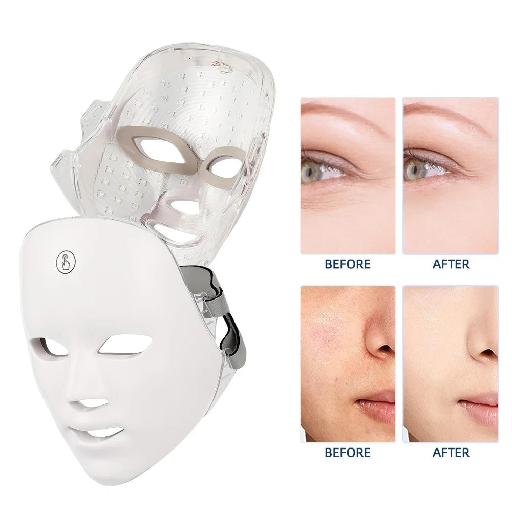 7-in-1 LED Facial and Neck Mask