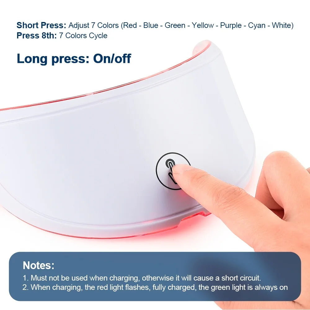 7-in-1 LED Facial and Neck Mask