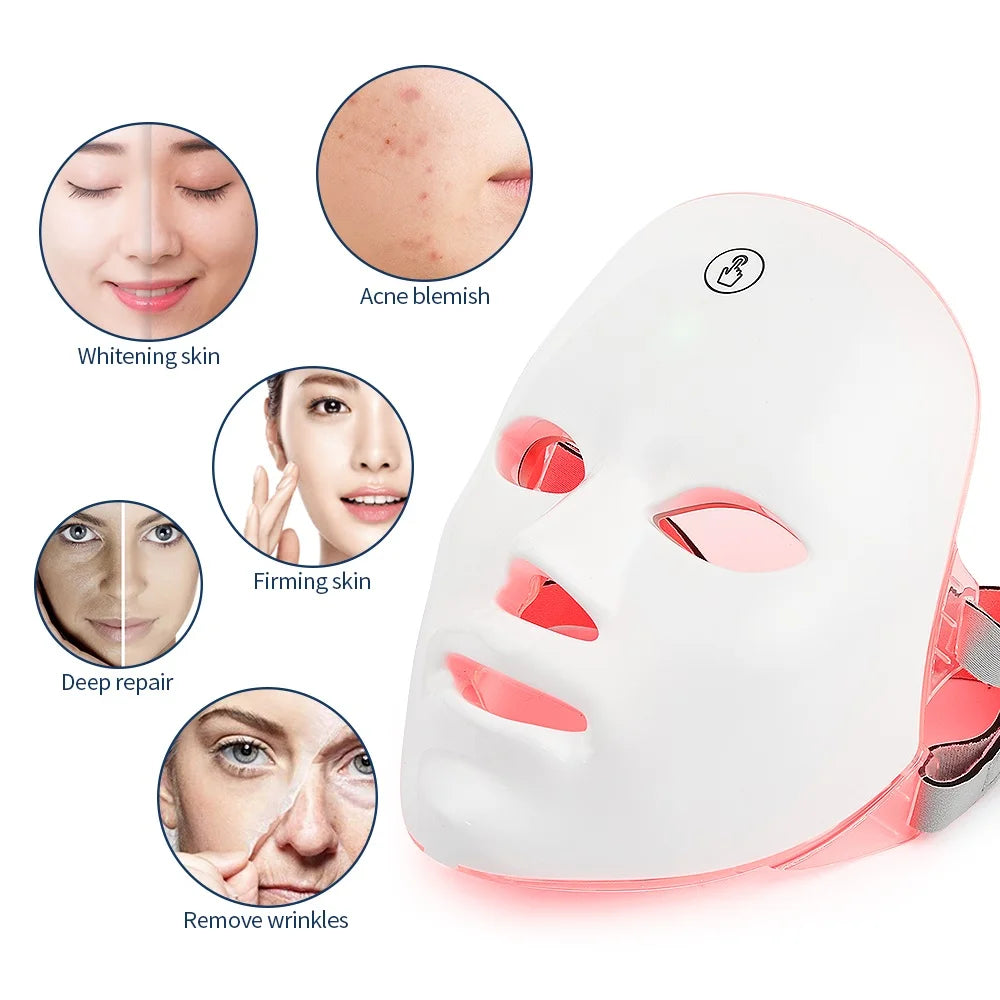 7-in-1 LED Facial and Neck Mask