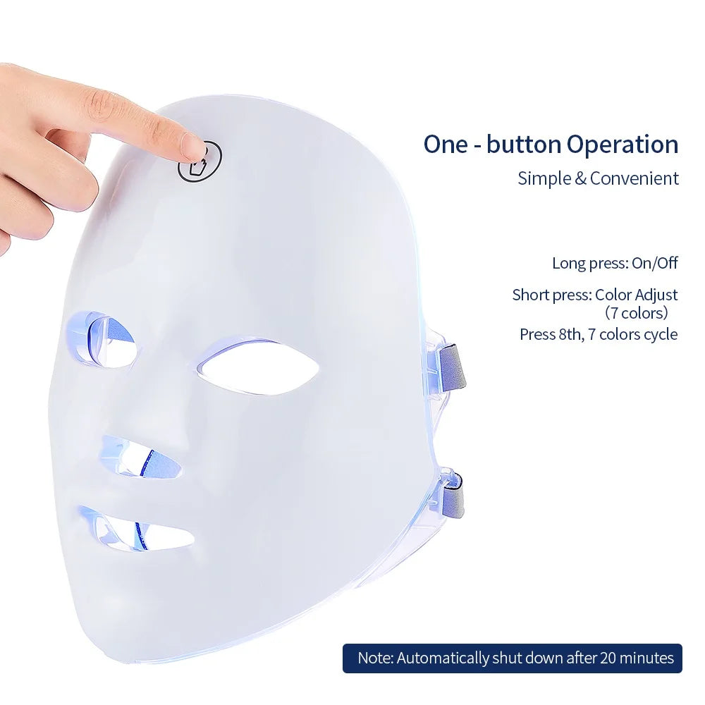 7-in-1 LED Facial and Neck Mask