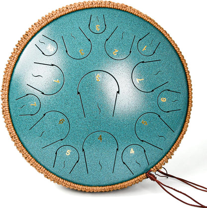 Unwind and Escape with Hluru’s 14" Steel Tongue Drum