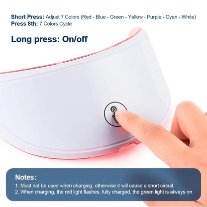 7-in-1 LED Facial and Neck Mask