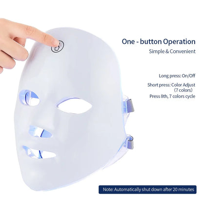 7-in-1 LED Facial and Neck Mask